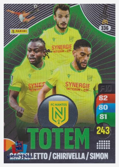 Panini Adrenalyn XL 2025-26 - Totem - Castelletto / Chirivella / Simon / FC Nantes #336