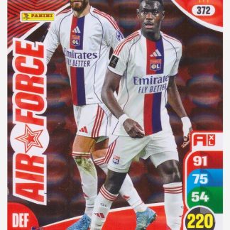 Panini Adrenalyn XL 2025-26 - Air Force - Moussa Niakhaté / Duje Caleta-Car / Olympique Lyonnais #372