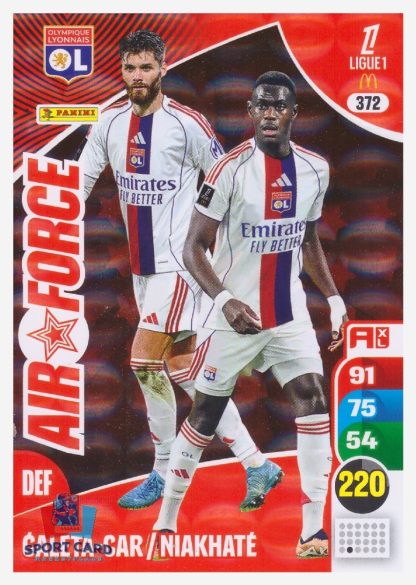 Panini Adrenalyn XL 2025-26 - Air Force - Moussa Niakhaté / Duje Caleta-Car / Olympique Lyonnais #372