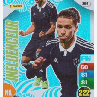 Panini Adrenalyn XL 2025-26 - Influenceur - Ilan Kebbal / Paris FC #392