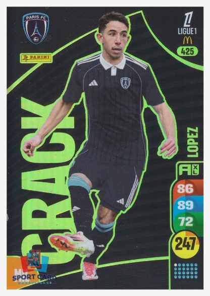 Panini Adrenalyn XL 2025-26 - Crack - Julien López / Paris FC #425