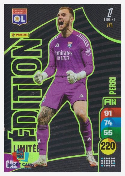 Panini Adrenalyn XL 2025-26 - Édition Limitée - Lucas Perri / Olympique Lyonnais #LE5