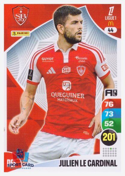 Panini Adrenalyn XL 2025-26 - Julien Le Cardinal / Stade Brestois 29 #44