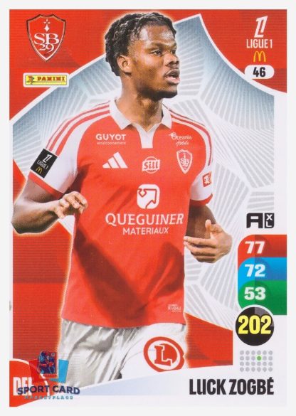 Panini Adrenalyn XL 2025-26 - Luck Zogbé / Stade Brestois 29 #46
