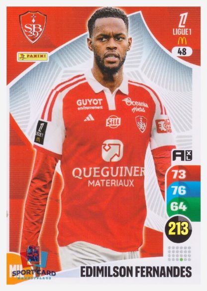 Panini Adrenalyn XL 2025-26 - Edimilson Fernandes / Stade Brestois 29 #48