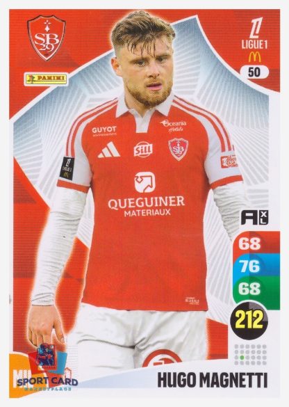 Panini Adrenalyn XL 2025-26 - Hugo Magnetti / Stade Brestois 29 #50