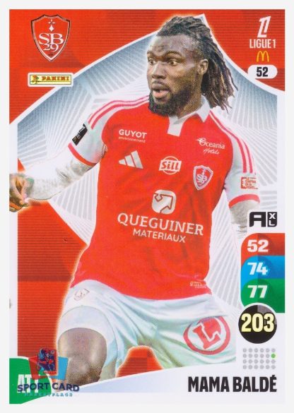 Panini Adrenalyn XL 2025-26 - Mama Baldé / Stade Brestois 29 #52