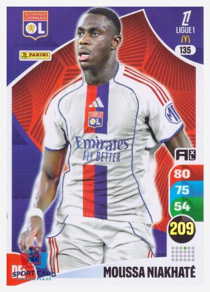 Panini Adrenalyn XL 2025-26 - Moussa Niakhaté / Olympique Lyonnais #135