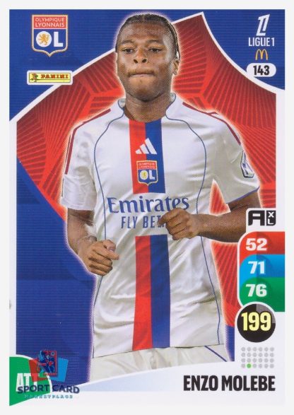 Panini Adrenalyn XL 2025-26 - Enzo Molebe / Olympique Lyonnais #143