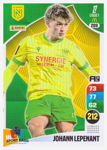 Panini Adrenalyn XL 2025-26 - Johann Lepenant / FC Nantes #209