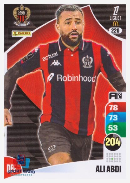 Panini Adrenalyn XL 2025-26 - Ali Abdi / OGC Nice #220
