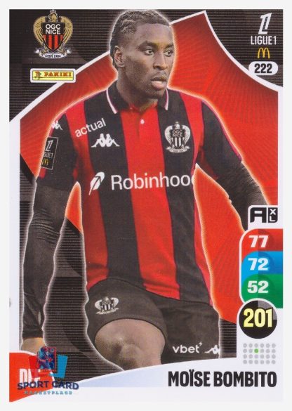 Panini Adrenalyn XL 2025-26 - Moïse Bombito / OGC Nice #222