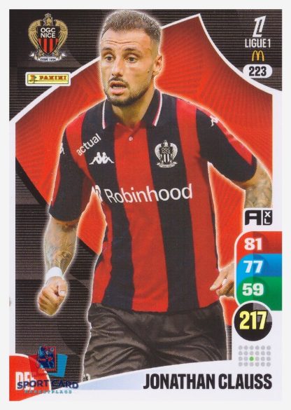 Panini Adrenalyn XL 2025-26 - Jonathan Clauss / OGC Nice #223