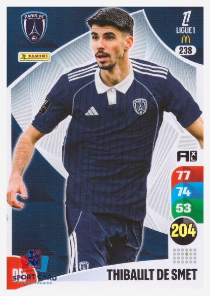 Panini Adrenalyn XL 2025-26 - Thibault De Smet / Paris FC #238