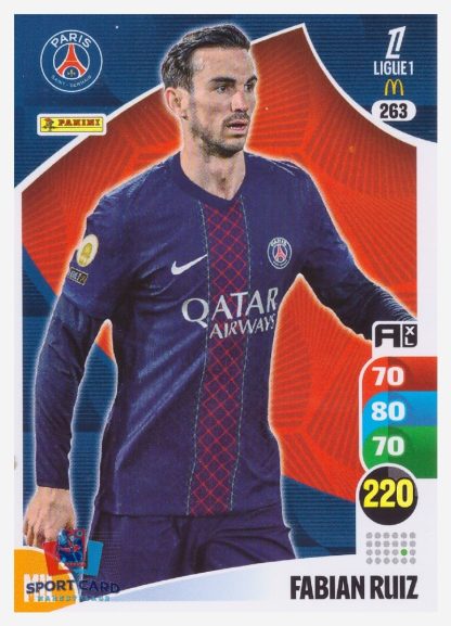 Panini Adrenalyn XL 2025-26 - Fabián Ruiz / Paris Saint-Germain #263
