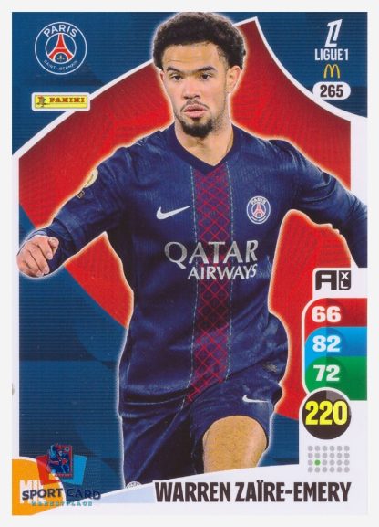 Panini Adrenalyn XL 2025-26 - Warren Zaïre-Emery / Paris Saint-Germain #265