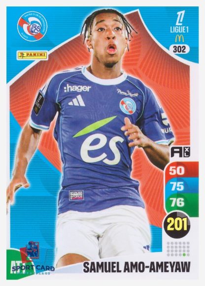 Panini Adrenalyn XL 2025-26 - Sam Amo-Ameyaw / RC Strasbourg Alsace #302