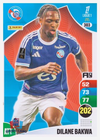 Panini Adrenalyn XL 2025-26 - Dilane Bakwa / RC Strasbourg Alsace #303