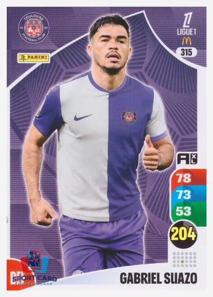 Panini Adrenalyn XL 2025-26 - Gabriel Suazo / Toulouse FC #315