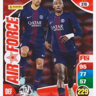 Panini Adrenalyn XL 2025-26 - Air Force - Marquinhos / Willian Pacho / Paris Saint-Germain #376