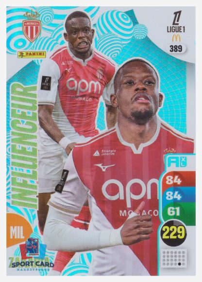 Panini Adrenalyn XL 2025-26 - Influenceur - Denis Zakaria / AS Monaco FC #389