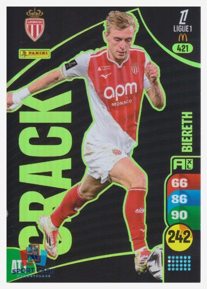 Panini Adrenalyn XL 2025-26 - Crack - Mika Biereth / AS Monaco FC #421