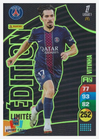 Panini Adrenalyn XL 2025-26 - Édition Limitée - Vitinha / Paris Saint-Germain #LE22