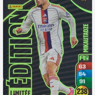 Panini Adrenalyn XL 2025-26 - Édition Limitée - George Mikautadze / Olympique Lyonnais #LE4