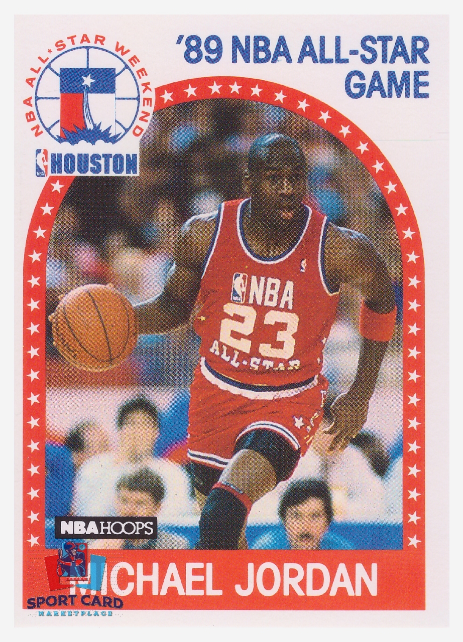 1989-90 NBA Hoops All-Star #21 Michael Jordan / Chicago Bulls