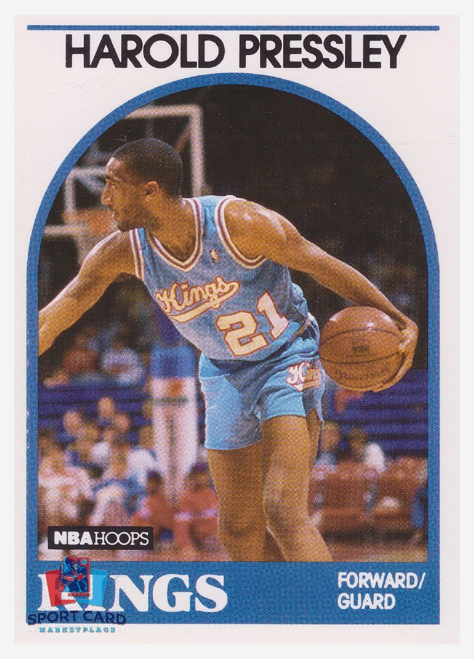 1989-90 NBA Hoops #24 Harold Pressley / Sacramento Kings