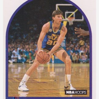 1989-90 NBA Hoops #27 Bob Hansen / Utah Jazz