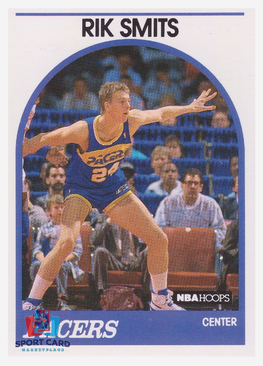 1989-90 NBA Hoops #37 Rik Smits / Indiana Pacers