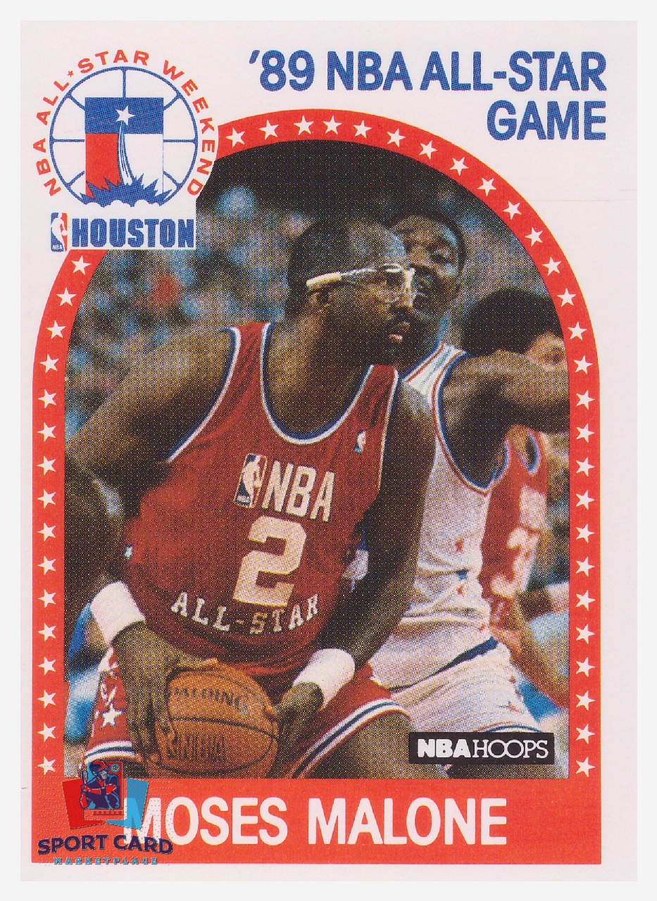 1989-90 NBA Hoops All-Star #84 Moses Malone / Atlanta Hawks