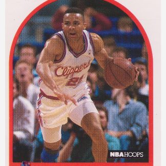 1989-90 NBA Hoops #91 Tom Garrick / Los Angeles Clippers