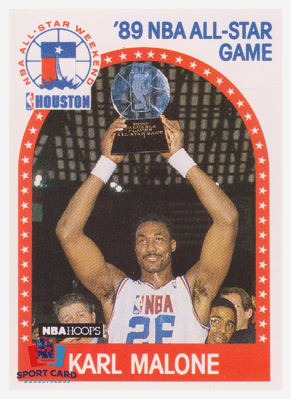 1989-90 NBA Hoops All-Star #116 Karl Malone / Utah Jazz