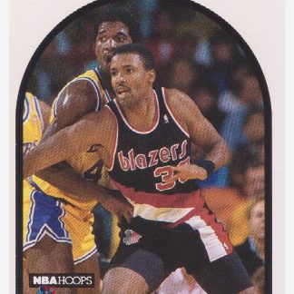 1989-90 NBA Hoops #132 Steve Johnson / Portland Trailblazers