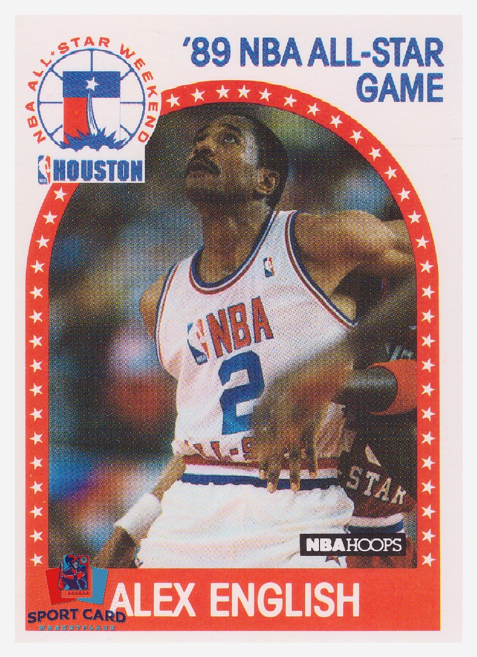 1989-90 NBA Hoops All-Star #133 Alex English / Denver Nuggets