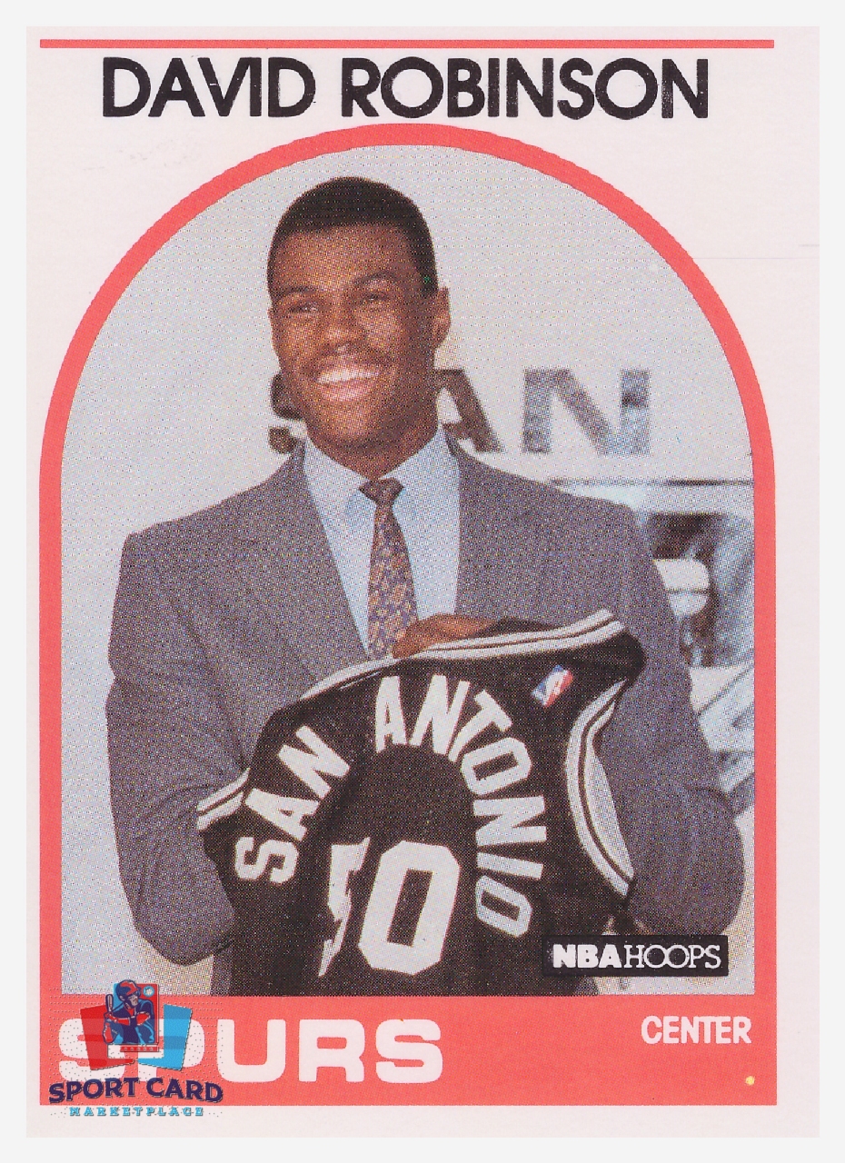 1989-90 NBA Hoops #138 David Robinson / San Antonio Spurs
