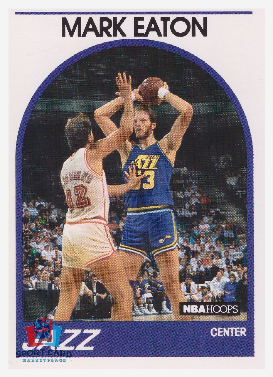 1989-90 NBA Hoops #155 Mark Eaton / Utah Jazz