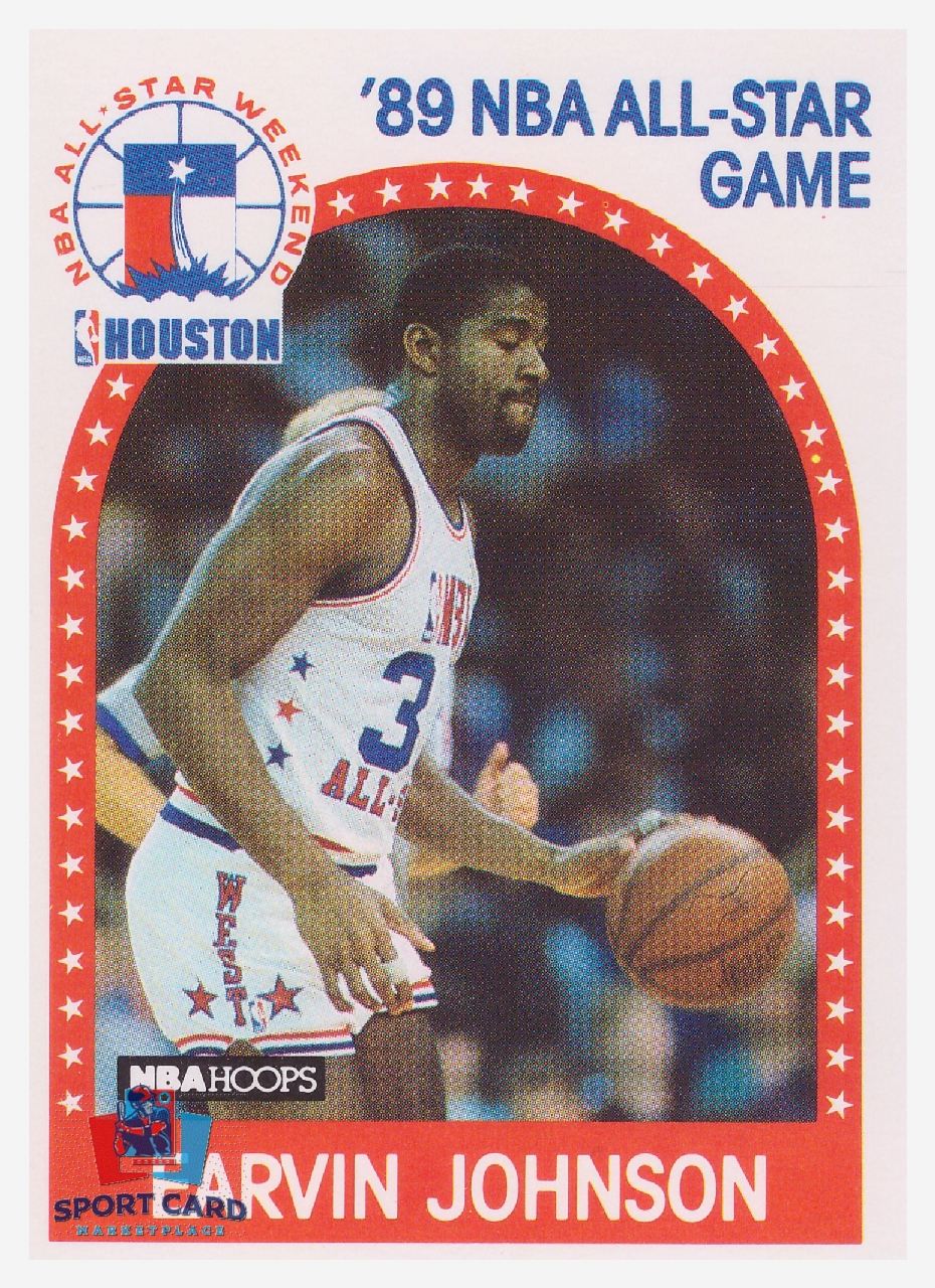 1989-90 NBA Hoops All-Star #166 Earving Johnson / Los Angeles Lakers