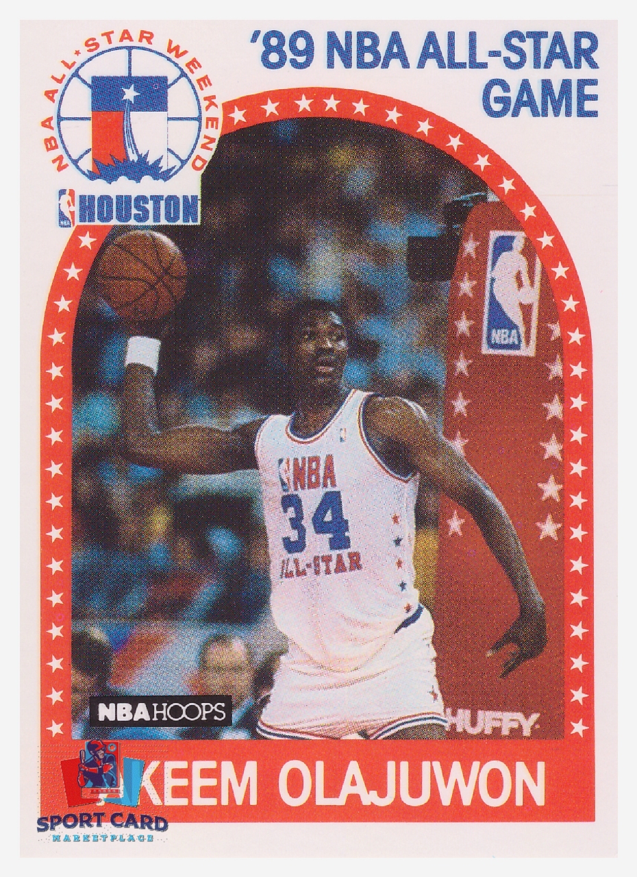 1989-90 NBA Hoops All-Star #178 Akeem Olajuwon / Houston Rockets