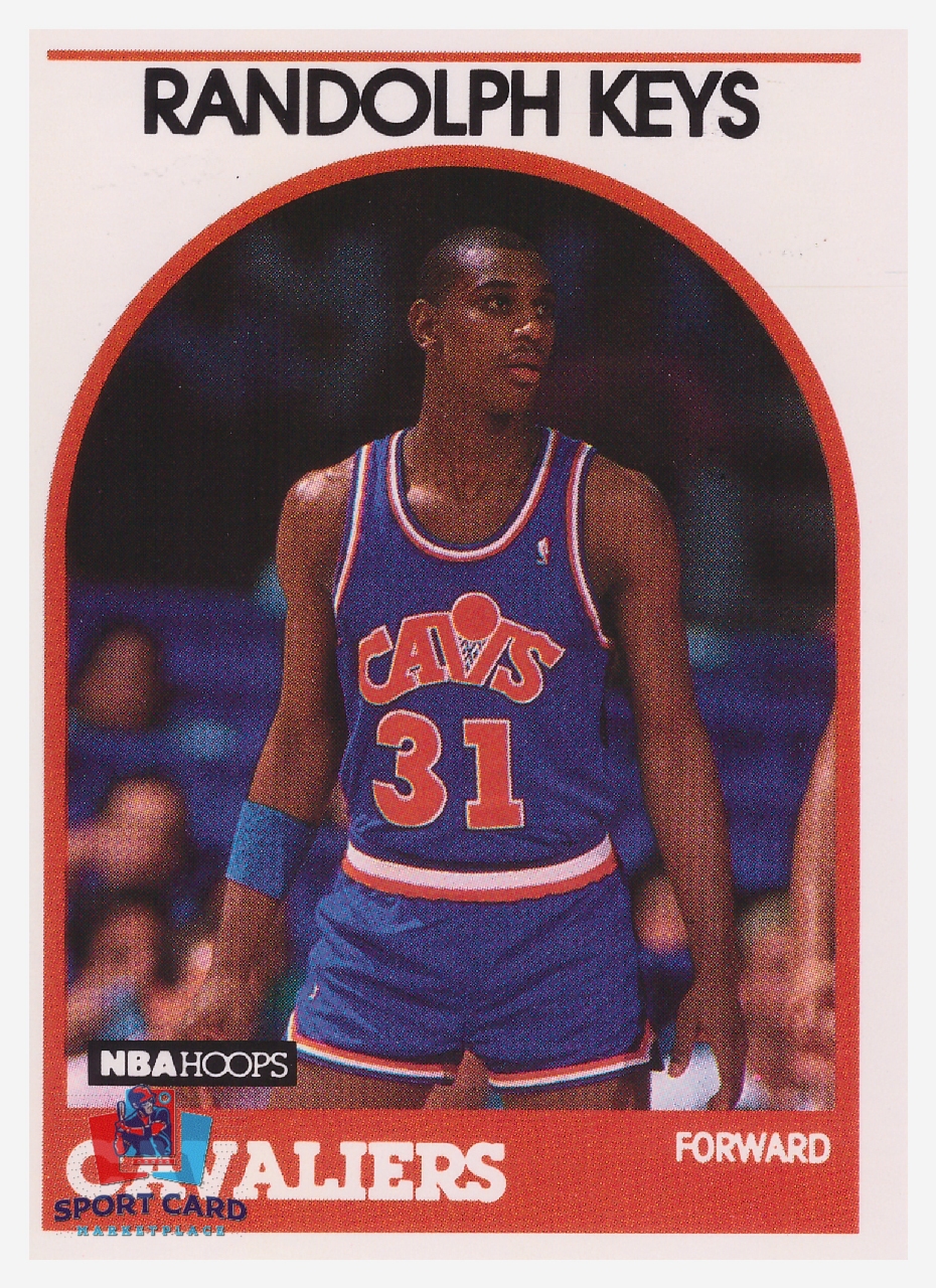 1989-90 NBA Hoops #181 Randolph Keys / Cleveland Cavaliers