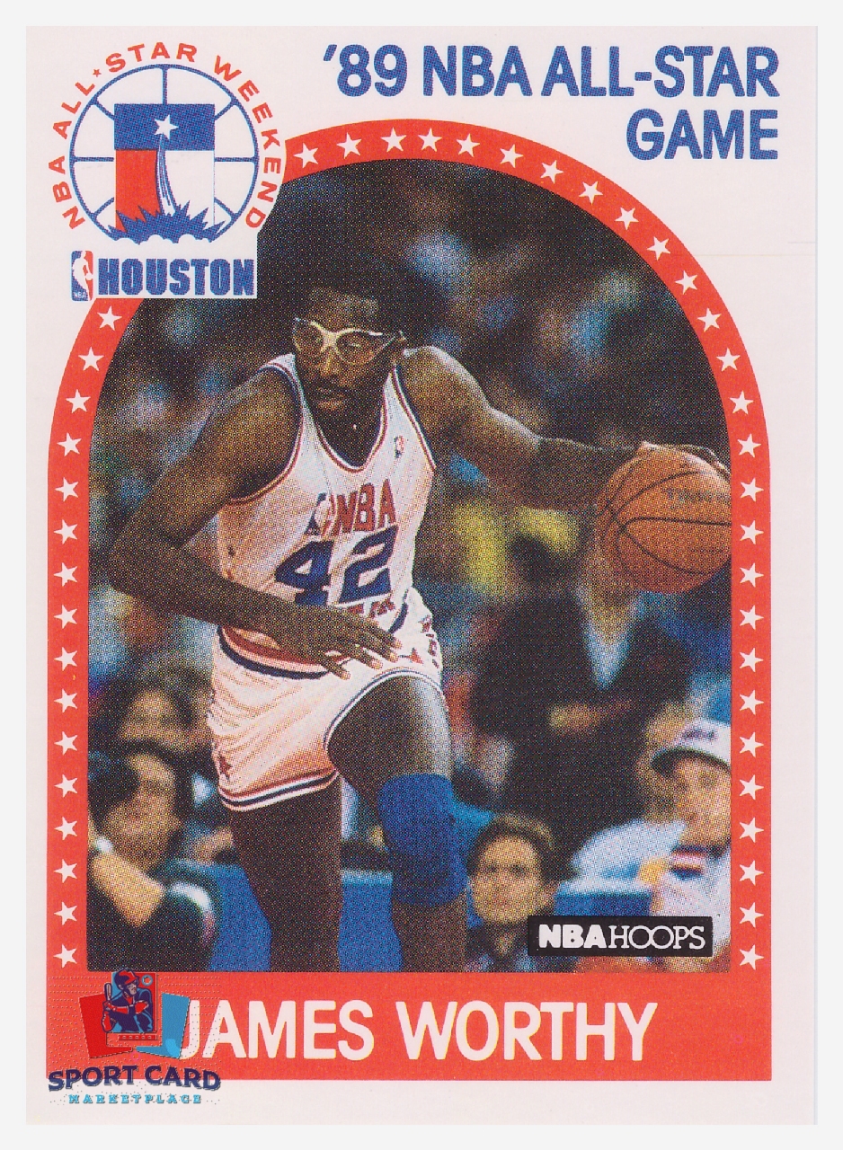 1989-90 NBA Hoops All-Star #219 James Worthy / Los Angeles Lakers