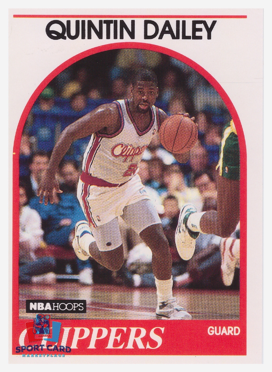 1989-90 NBA Hoops #221 Quintin Dailey / Los Angeles Clippers