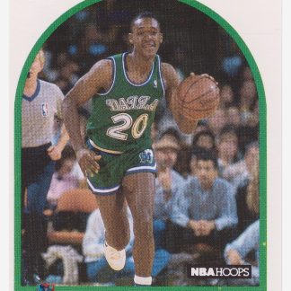 1989-90 NBA Hoops #247 Morlon Wiley / Dallas Mavericks