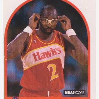 1989-90 NBA Hoops #290 Moses Malone / Atlanta Hawks