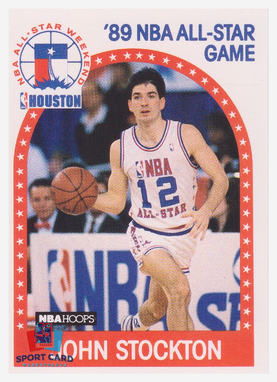 1989-90 NBA Hoops All-Star #297 John Stockton / Utah Jazz