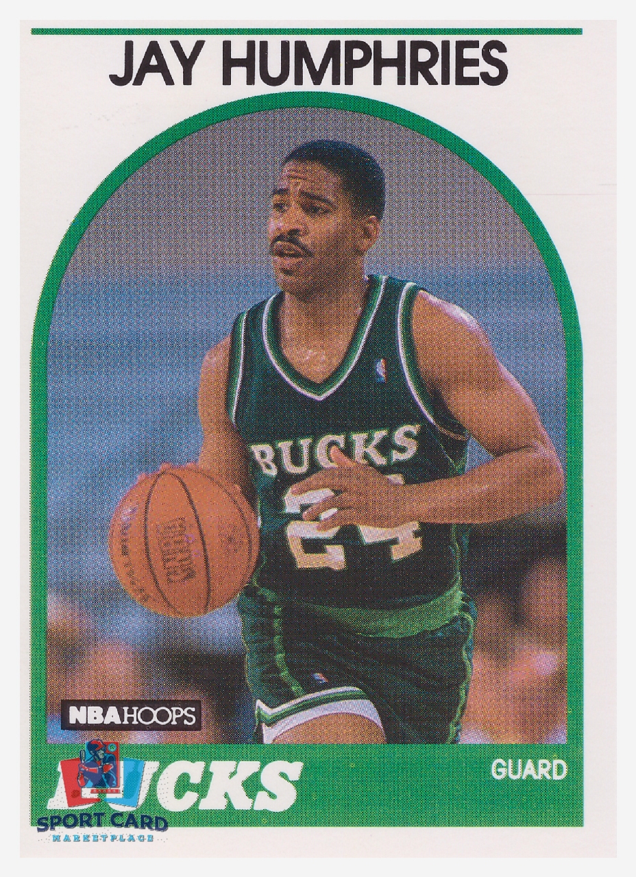 1989-90 NBA Hoops #298 Jay Humphries / Milwaukee Bucks