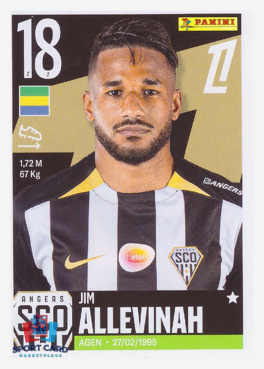 Panini Foot 2026 - Jim Allevinah / Angers SCO #31