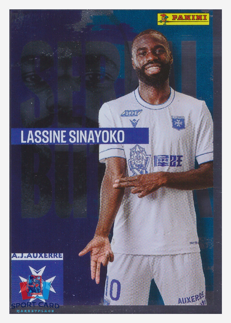 Panini Foot 2026 - Metal - Lassine Sinayoko (Serial Buteur) / AJ Auxerre #39